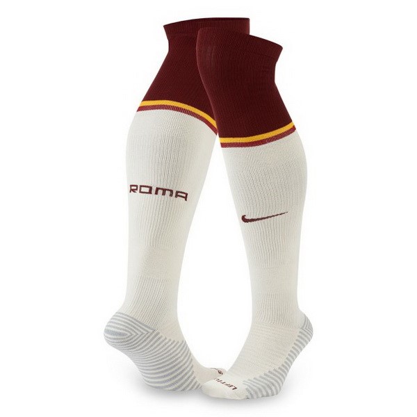 Calcetines As Roma Replica Segunda Ropa 2020/21 Blanco